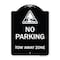 Signmission Tow Away Zone with Graphic Heavy-Gauge Aluminum Architectural Sign, 24" x 18", BW-1824-22799 A-DES-BW-1824-22799 - alternate 1